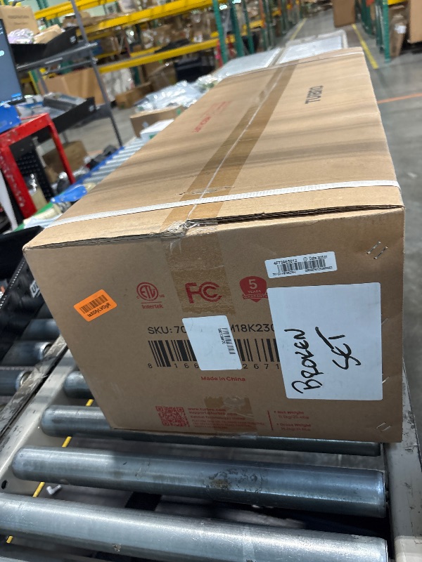 Photo 1 of **factory sealed as shown in photos**THIS IS ONLY THE PORTION THAT GOES ON THE WALL NOT THE OUTSIDE UNIT**
TURBRO 18,000 BTU Ductless Mini Split AC with Heat Pump, Inverter Compressor, 19 SEER2, 230V, R32 Refrigerant, Pre-charged Evaporator, WiFi-Enabled,