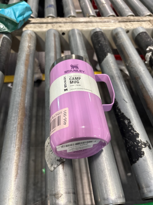 Photo 1 of **DENT AT BOTTOM OF CUP**\Stanley Stay-Hot Camp Mug 24 oz | Press Fit Drink Through Lid | Cup for Coffee, Tea and Drinks | Insulated Stainless Steel Coffee Mug | BPA-Free | Lilac Gloss