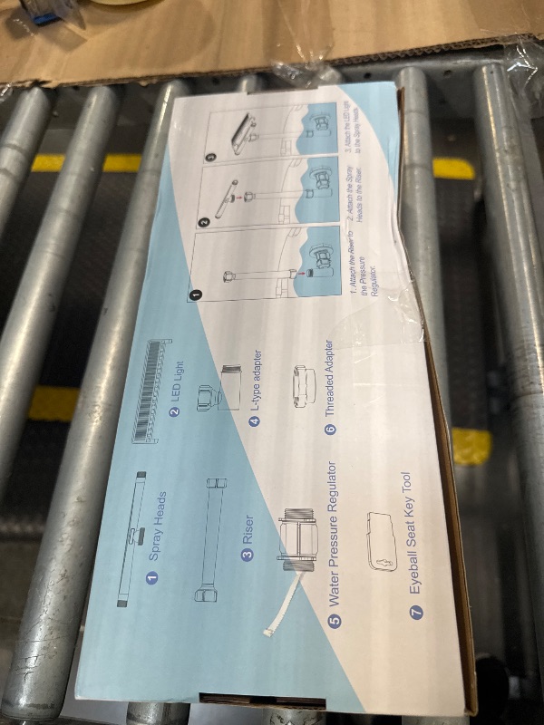 Photo 1 of Solar Pool Fountain for Above and In-ground Pools, with 10-Color Lights and Auto Light Sensing Pool Sprinkler Fountain 360° Adjustable Dual Spray High Pressure Pool Waterfall