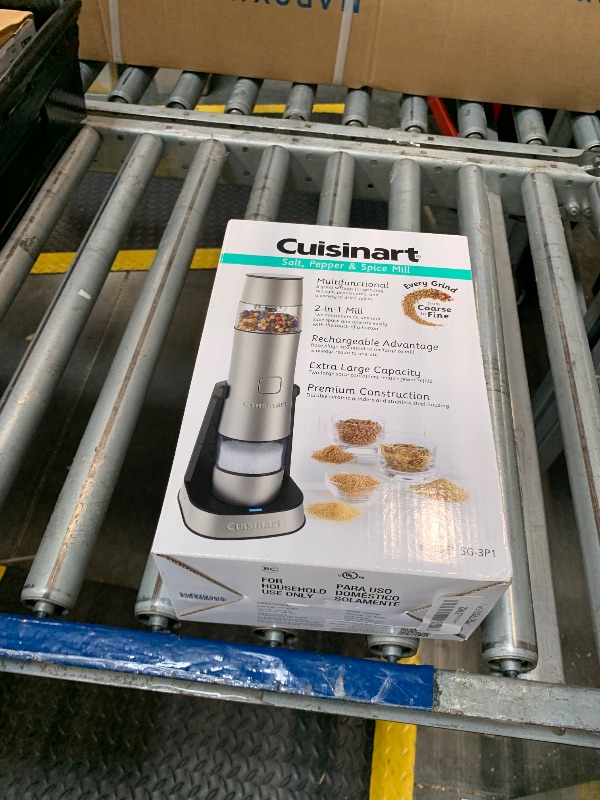 Photo 1 of Cuisinart SG-3P1 Rechargeable Salt, Pepper, and Spice Mill
