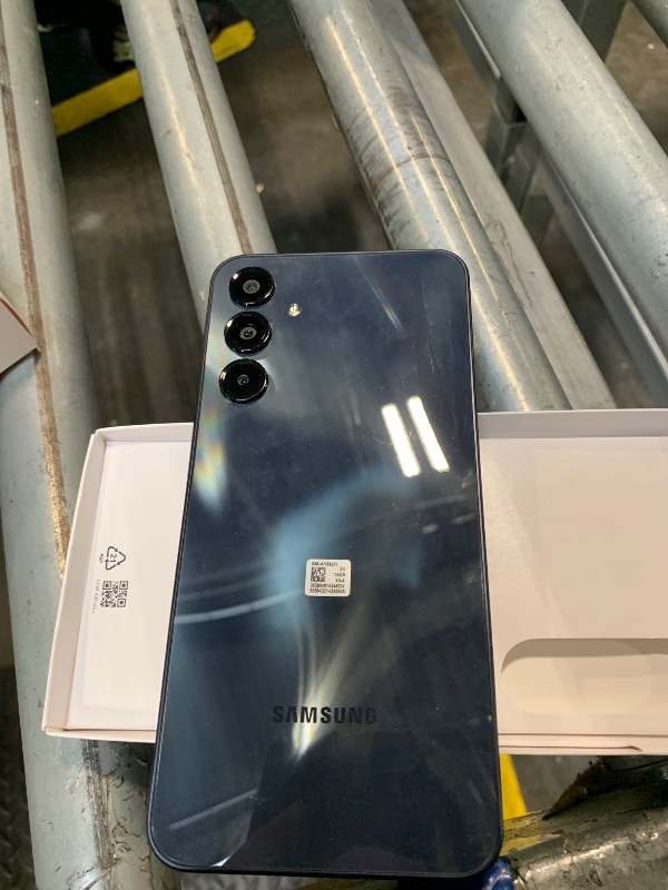 Photo 1 of **LOCKED**Samsung Galaxy A16 5G A Series, Unlocked Android Smartphone, Large AMOLED Display, Durable Design, Super Fast Charging, Expandable Storage, 5G Connectivity, US Version, 2025, Blue Black