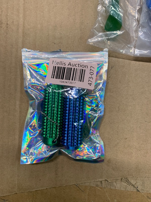 Photo 1 of 2-Pack Little Ouchies Fidget Keychain, 3D Printed Spiky Grippie Stim Toy for Anxiety Relief, Pain Fidget, Pocket Mini Toy for Adults & Teens, Stress Relief, Novelty Gift, Office (Purple & Green)1043473078
