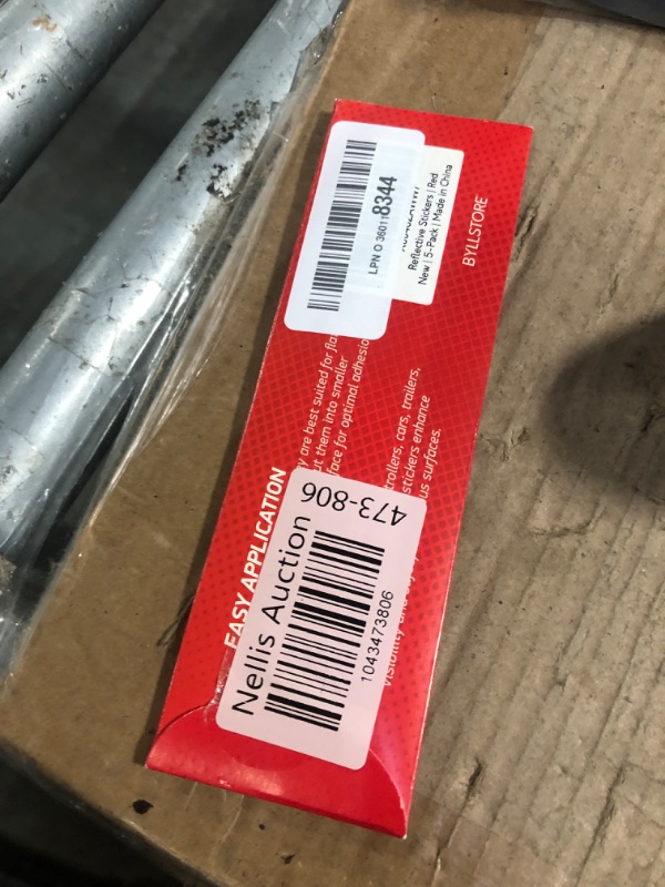 Photo 1 of **ONLY ONE**Byllstore Reflective Stickers | 3M Diamond Grade | Red | 1.25? x 6? | 5-Pack | Reflective Safety Tape for Helmets, Cars, Mailboxes & More