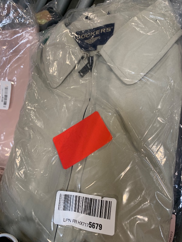 Photo 1 of **BEIGE**Dockers Men's Micro Twill Golf Bomber Jacket (Standard and Big & Tall), Black, X-Large