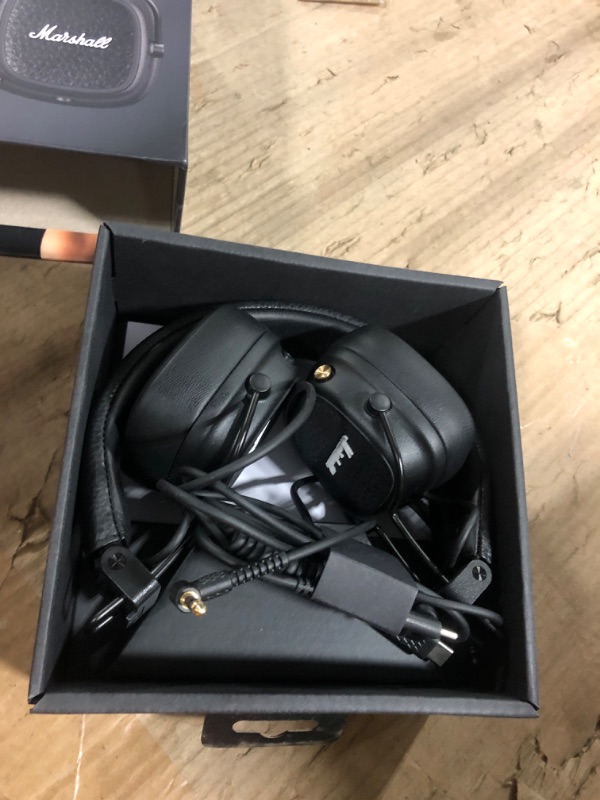 Photo 1 of **BROKEN**Marshall Major V On-Ear Bluetooth Headphone, Black