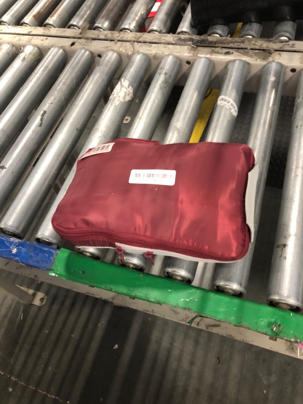 Photo 1 of 10 Set Compression Packing Cubes for Travel Essentials,Compressible Expandable Packing Cubes for Suitcase,OlarHike Luggage Organizer Bags for Travel,Handy Helper for Organizing Clothes(Wine Red)