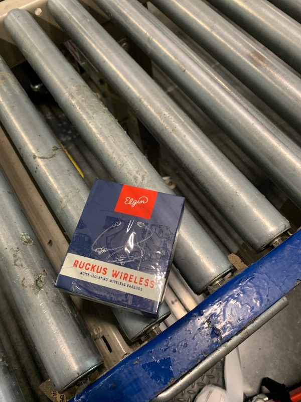 Photo 1 of Elgin Ruckus Wireless Bluetooth Earplug Headphones, 25 dB NRR, Noise Canceling Mic, 12-Hour Battery, IP65 Sweatproof, Compliant with OSHA Hearing Safety Standards