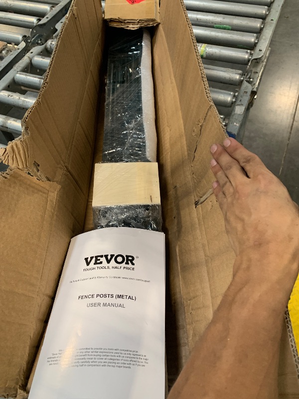 Photo 1 of 
VEVOR 4 Feet Fence Post, 10 Pack U-Channel Heavy Duty Metal Fence Posts with 20 Zip Ties & 20 Clips, Sturdy Steel Fence Stakes for Garden Yard, Lawn,...