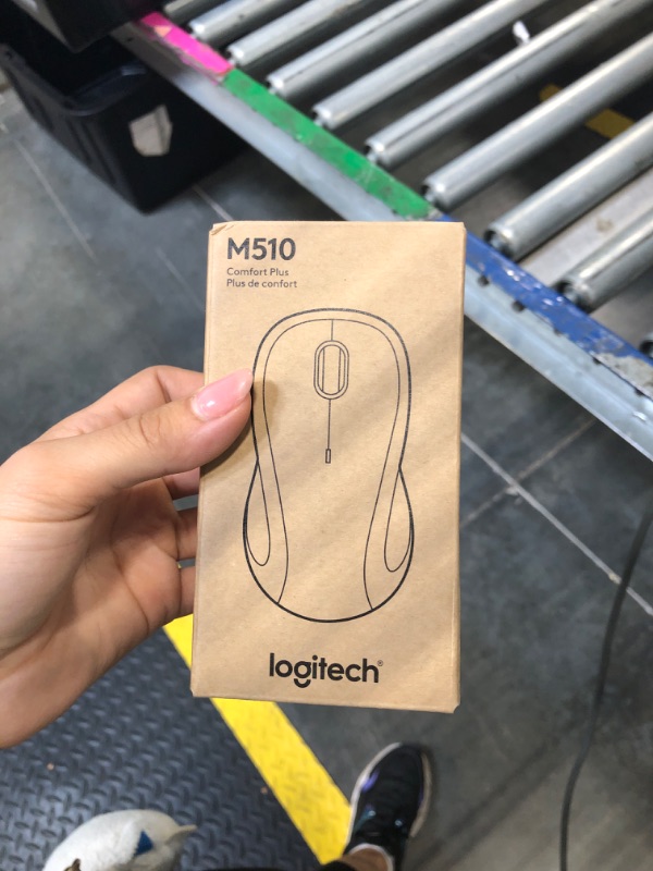 Photo 1 of Logitech M510 Wireless Mouse, Mouse for Laptop and PC with USB Unifying Receiver, Programmable Buttons - Graphite