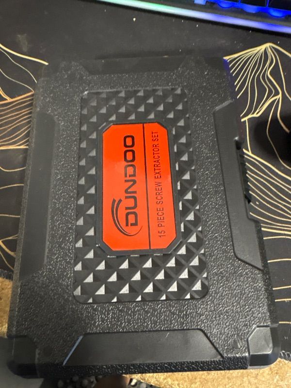 Photo 1 of 15 Pieces Screw Extractor Set, Easy Out Bolt Extractor Kit, 3/8" Inch Drive Hex Head Multi-Spline Bolt Remover Kit Tool for Removing Stripped, Broken Rusted Bolts Screws