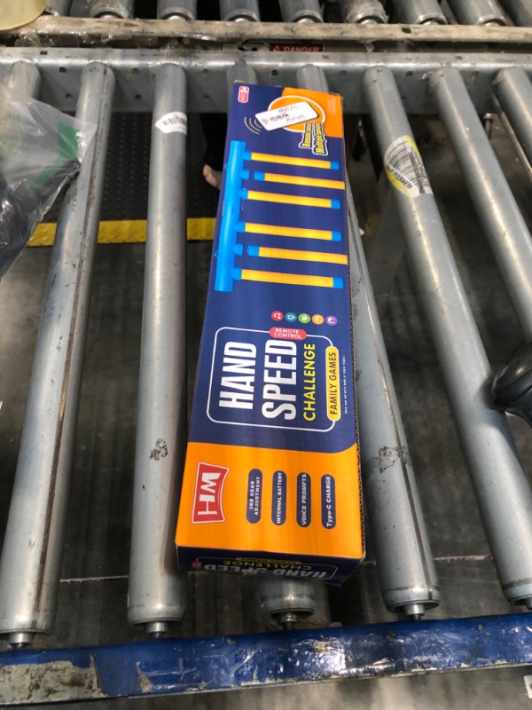 Photo 1 of 2025 Upgrade Reflex Challenge Game, Catching Sticks Game, 3 Adjustable Speed Drop Stick Game, Hand Eye Coordination Training Reaction Training Toy for Kids and Adults (Blue, with Remote Control)