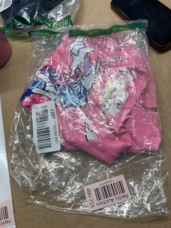 Photo 1 of Lansidun Girls Rash Guard Bathing Suits Kids Swimsuits Long Sleeve Swimwear 3-8 Years Pink