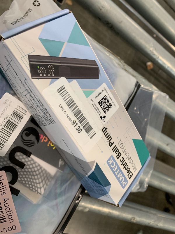 Photo 1 of Pumteck MY01 Electric Ball Pump with Inflation & Deflation, Accurate Pressure Gauge and 4 Preset Modes, Automatic Ball Pump for Basketball, Soccer, Football and Volleyball (Max 15 PSI)