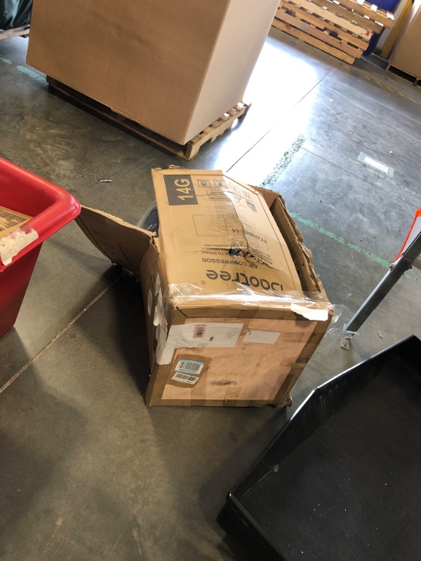 Photo 1 of 14 Gallon Ultra Quiet Air Compressor with Two Quick Couplers, 2HP 8.75 CFM, Max 115 PSI Pressure Oil-Free Air Compressor Tank, 70dB Quiet Compressor for Auto Repair, Tire Inflation