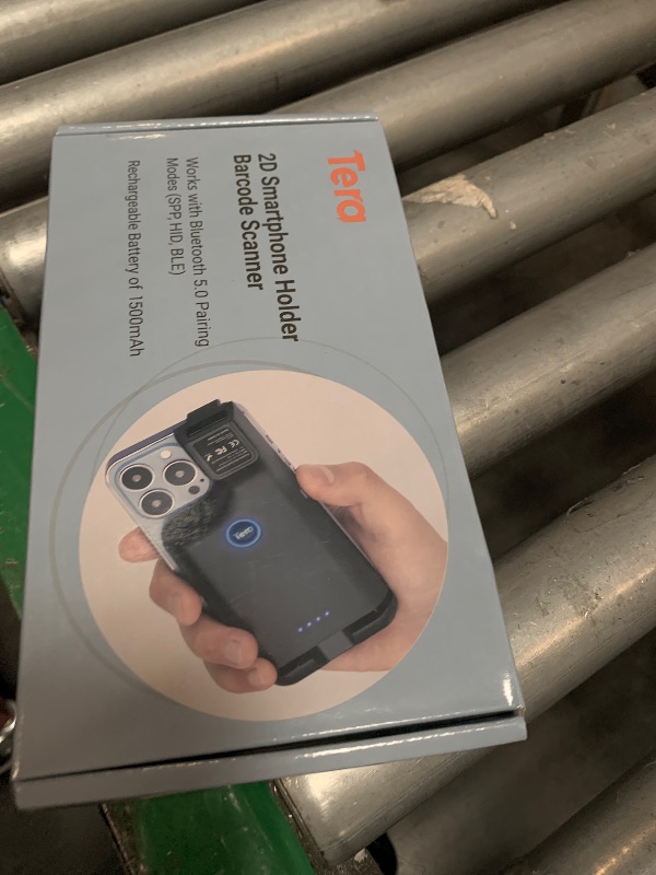 View 2 of Tera Wireless 1D 2D QR Barcode Scanner Portable Back Clip 3 in 1 2.4GHz Wireless & USB Wired & Compatible with Bluetooth Mini Pocket Bar Code Reader for Smartphones Android Mac OS Windows 0013