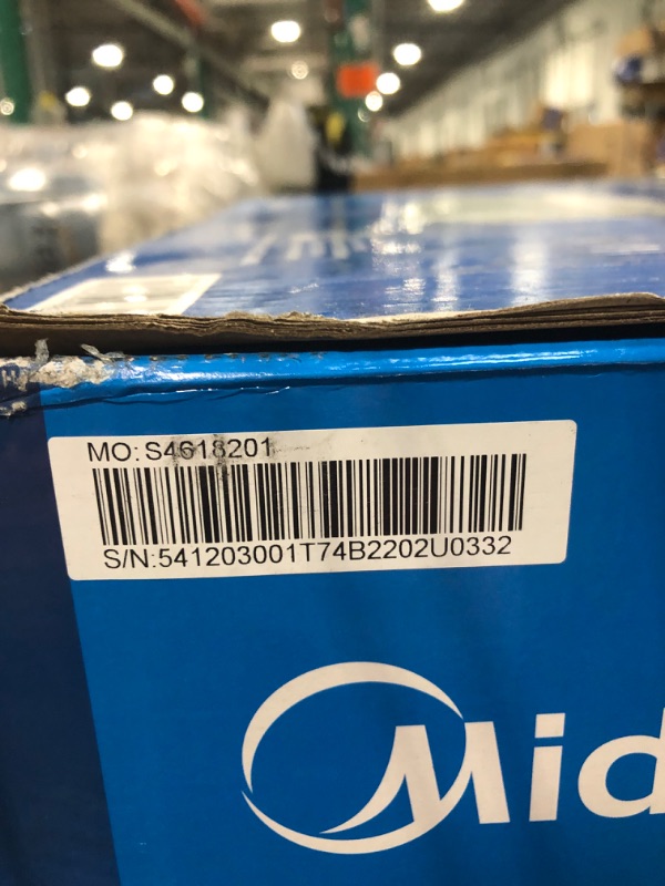 Photo 1 of ** ONLY PART** Midea 12,000 BTU Smart Inverter Air Conditioner Window Unit with Heat and Dehumidifier – Cools up to 550 Sq. Ft., Energy Star Rated, Quiet Operation, Electronic Controls, Remote Control, White