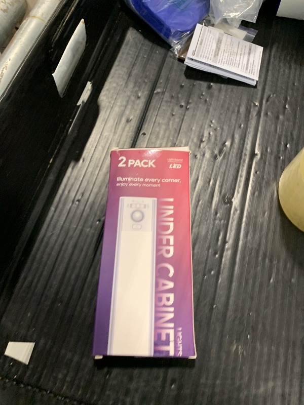 Photo 1 of 2 Pack Under Cabinet Lighting, 3 Color Temperatures Motion Sensor Light Indoor, LED Rechargeable Cabinet Lights, Stick-On Magnetic Closet Light, Wireless Under Counter Lights for Kitchen, Stair