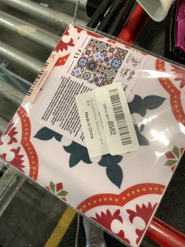 Photo 1 of 16Pcs Decorative Tile Stickers, 6x6 Inches Vinyl Self Adhesive Removable Waterproof Peel and Stick Backsplash Walls Stickers for Kitchen, Bathroom, Stairs, Cupboard
