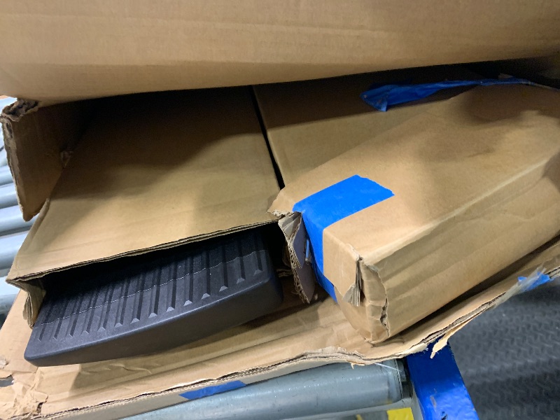 Photo 1 of **MISSING MOUNTS AND BOARDS**Rough Country Power Running Boards with LED Step Lights for Chevy Silverado/GMC Sierra 1500/2500HD/3500HD, Crew Cab (2009-2014) - Dual Motor Electric Powerstep Board & Retractable Truck Steps