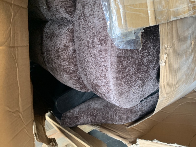 Photo 1 of FONTOI Recliner Chair, Adjustable Recliner with Side Pockets, Living Room Power Reclining Lounge Chair for Adults, Small Spaces Comfy Sofa with Theater Seating for Bedroom, Chestnut