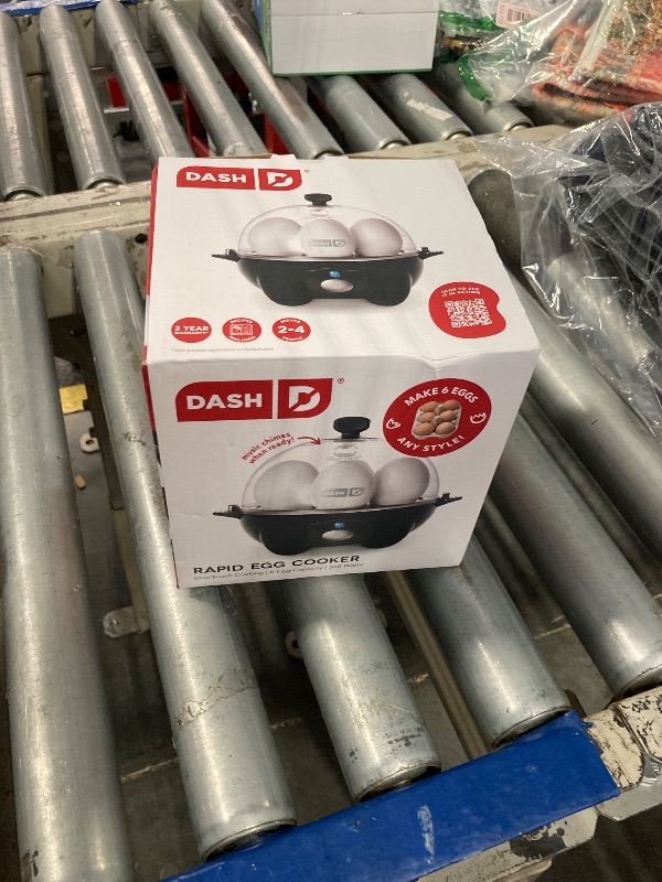 Photo 1 of ***lid broken***DASH Rapid Egg Cooker: 6 Egg Capacity Electric Egg Cooker for Hard Boiled Eggs, Poached Eggs, Scrambled Eggs, or Omelets with Auto Shut Off Feature - Black