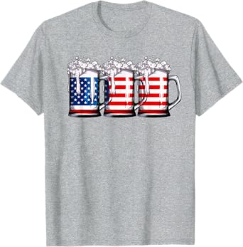 Photo 1 of ** SLEEVELESS-*
Beer American Flag 4th of July Men Women Merica Drinking USA T-Shirt XL. 
