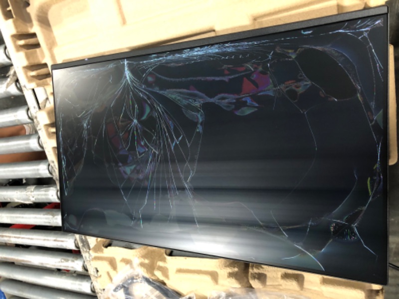 Photo 1 of ** USE FOR PARTS**
MSI PRO MP271A E2 27-inch IPS 1920 x 1080 (FHD) Gaming Office Monitor, 120Hz, Free-Sync, HDMI, DisplayPort, VGA Port, VESA Mountable, Tilt, Speaker, 4-Side Slim Bezel 1ms, Black