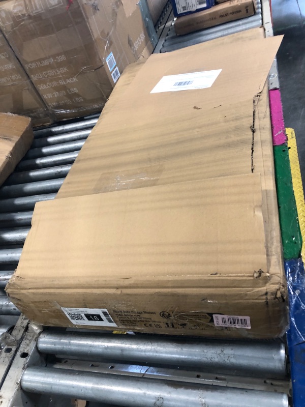 Photo 2 of VEVOR Storage Shelving Unit, 5-Tier Adjustable, 2000 lbs Capacity, Heavy Duty Garage Shelves Metal Organizer Utility Rack, Black, 48" L x 18" W x 72" H for Kitchen Pantry Basement Bathroom Laundry