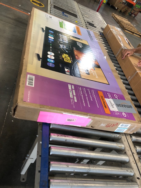 Photo 1 of ** DAMAGED POWER INPUT, CRACKED**
Samsung 55-Inch Class Crystal UHD U8000F 4K Smart TV (2025 Model) Endless Free Content, Crystal Processor 4K, MetalStream Design, Knox Security, Alexa Built-in