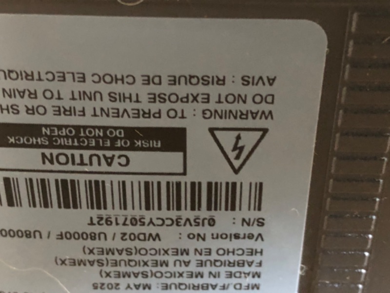 Photo 1 of ** DAMAGED POWER INPUT, CRACKED**
Samsung 55-Inch Class Crystal UHD U8000F 4K Smart TV (2025 Model) Endless Free Content, Crystal Processor 4K, MetalStream Design, Knox Security, Alexa Built-in