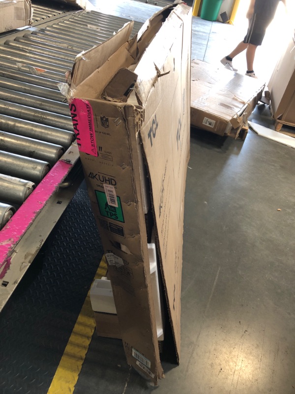 Photo 1 of ** USE FOR PARTS**
TCL 65-Inch Class S5 UHD 4K LED Smart TV with Fire TV (65S551F, 2024 Model), Dolby Vision, HDR PRO+, Dolby Atmos, Alexa Built-in with Voice Remote, Apple AirPlay 2 Compatibility, Streaming Television. 