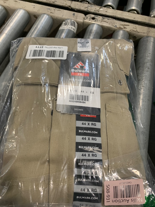 Photo 1 of *** brown***Bulwark FR mens Flame Resistant Cotton/Nylon Comfortouch Deluxe overalls and coveralls workwear apparel, Navy, 44 US