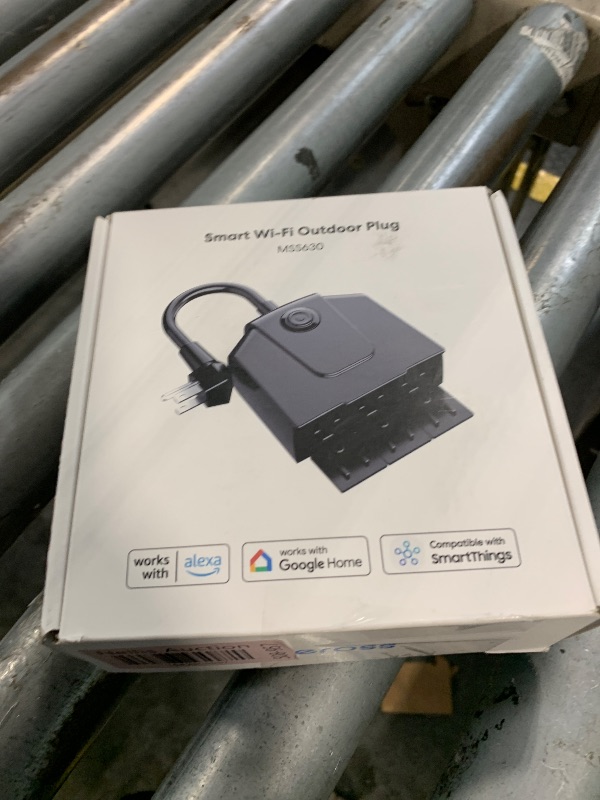Photo 1 of ** SIMILAR IMAGE**Outdoor Smart Plug, meross Outdoor Wi-Fi Outlet with 3 Independent Sockets Compatible with Apple Homekit, Alexa and SmartThings, Voice & Remote Control, Timer, 2.4 GHz only,Black