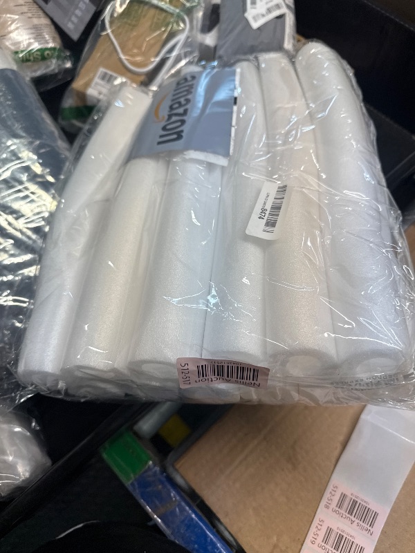 Photo 1 of 12 PCS Clamp Foam Tube, 15.7 X 1.8 Inch OD, 1 Inch ID Pre Cut Tube Cover White Foam Noodles Pipe Protection for Table Leg, Bumper, Parapet, Corner Edge Protection