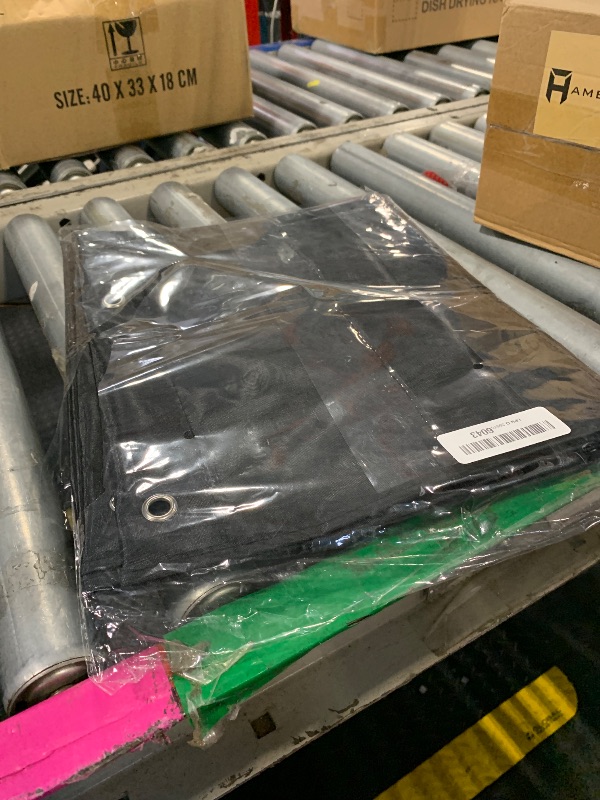 Photo 1 of Standard Pocket Chart Clear 10 Pockets Chart for Classroom & Home Heavy Duty Hanging Pocket Chart for Word Wall/Letter Cards/Sentence Strips,28Wx43L,Black