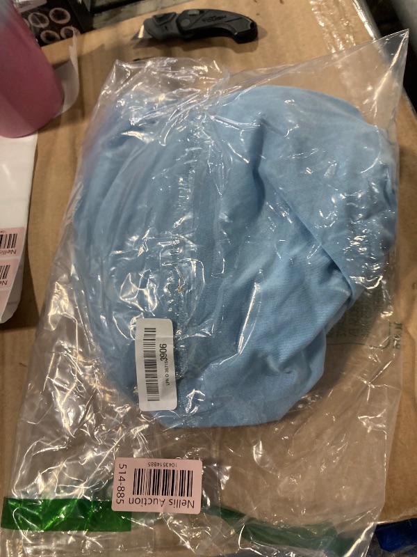 Photo 1 of Peomeise 8FT Spandex Table Cover Rectangular Stretch Spandex Tablecloth (Blue Mist,8FT)