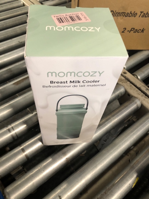 Photo 1 of ***lid missing***Momcozy 22oz Portable Breast Milk Cooler for Outdoor, Life Saver with 360° Total Cooling for 24 Hours, Larger Capacity Travel Breastmilk Chiller with 2pcs Baby Bottles for Breastmilk Storage, Green. 