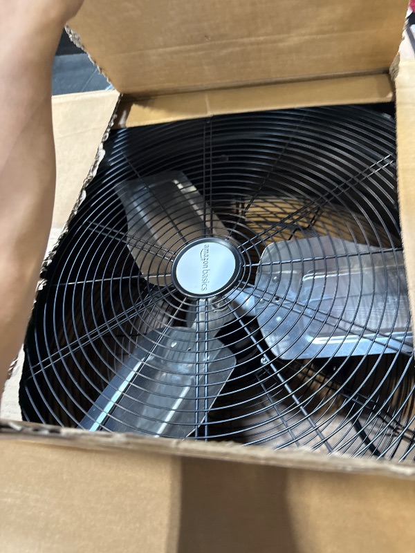 Photo 1 of 
Amazon Basics 20" High Velocity Industrial Fan, Floor Fan, with 3 Speeds, Tilt Head, ETL-Listed Safety Compliance, Metal Housing/Blades, Ideal for...