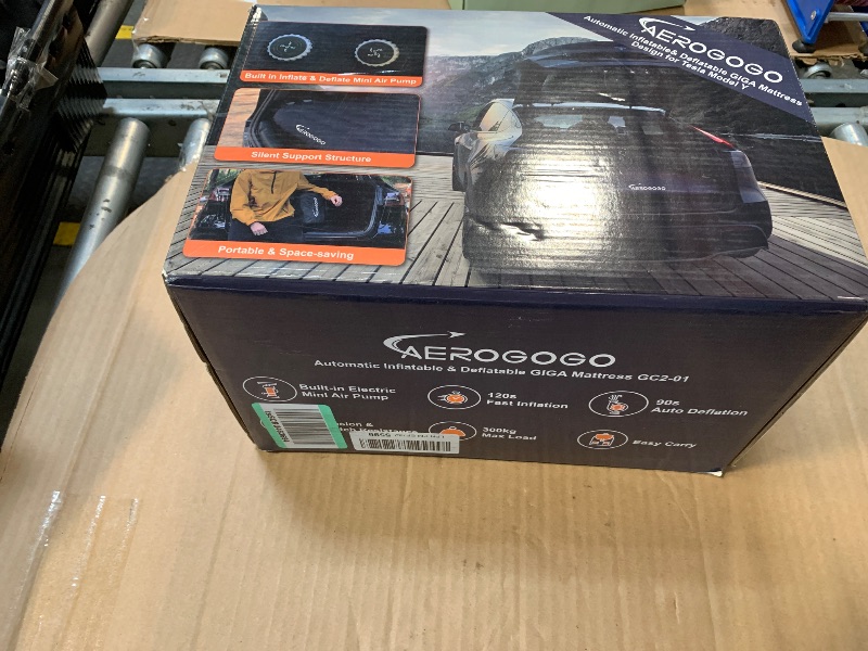 Photo 1 of Tesla Model Y Mattress Self Inflating Model Y Bed One Click to Inflate/Deflate Max 5.5”Thick, Backpack Size, 2 Person