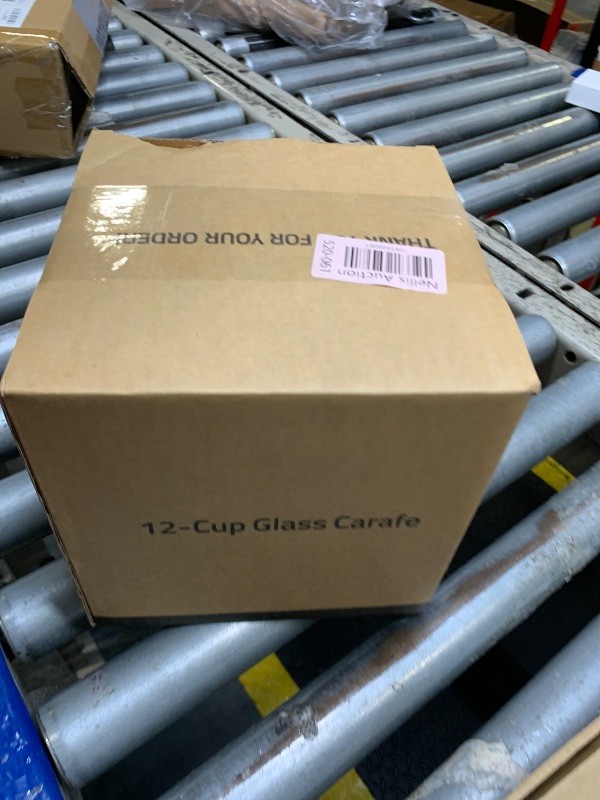 Photo 1 of 12-Cup Replacement Glass Carafe Pot Compatible with Hamilton Coffee Maker Models 46310, 49976, 49966, 49350, 49957, 49954, 49933, 49980A, 49980Z, 49983, 49618, 46300, 49950