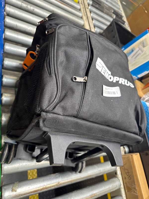 Photo 1 of Cooler with Wheels and Handle, Portable Rolling Cooler, 50 Cans/29L Collapsible Cooler, Insulated Waterproof, Soft Cooler on Wheels for Beach, Camping, Traveling, Picnic, Outdoor Activities