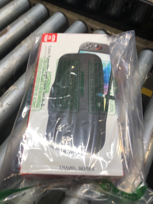 Photo 1 of [All in One] Bundle Accessories for Nintendo Switch 2, Carrying Case for Switch 2, 2X Tempered Glass Screen Protector with Frame, 4X Thumb Grip, 5X Dust Plug