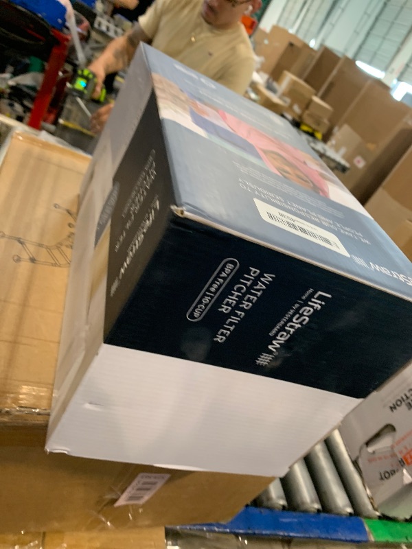 Photo 1 of LifeStraw Home – Water Filter Pitcher, 10-Cup, BPA Free Designed for Everyday Protection Against Bacteria, parasites, microplastics, Lead, Mercury, PFAS, and a Variety of Chemicals