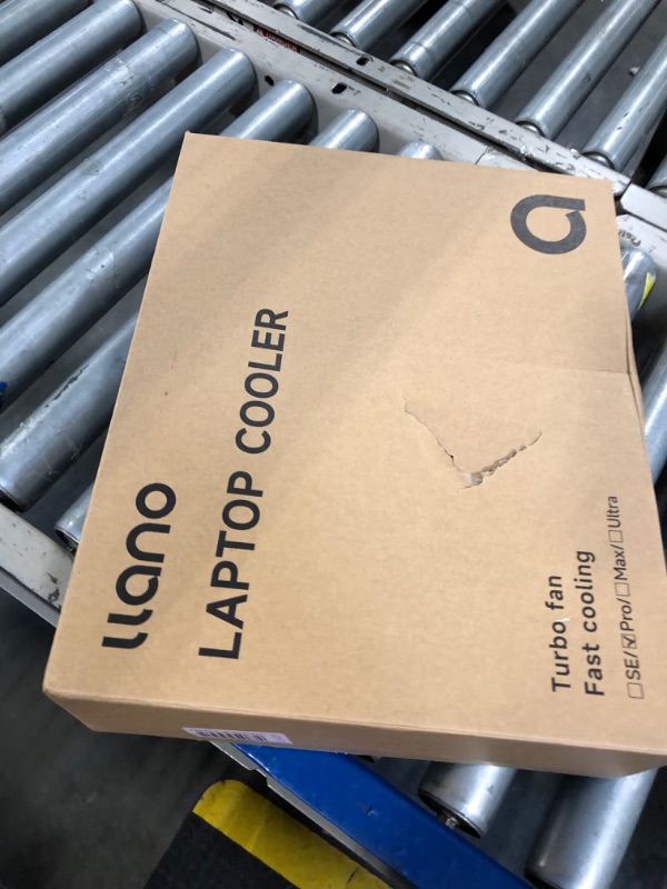 Photo 1 of llano V10 Gaming Laptop Cooling Pad, RGB Laptop Cooler Stand with Powerful 4.72 Inch External Turbo Cooling Fan, Fast Cooling Computer 13-17.3in, Button Control, 3 Adjustable Stand, 4-Port USB C&A