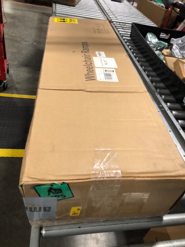 Photo 1 of TaiH Leo Wheelchair Ramp 8 Feet, Portable Ramps for Wheelchairs for Home, 800LBS Capacity Folding Non-Slip Aluminum Handicap Ramp, Wheel Chair Ramp for Home Steps, Stairs, Doorways, Car, Curbs