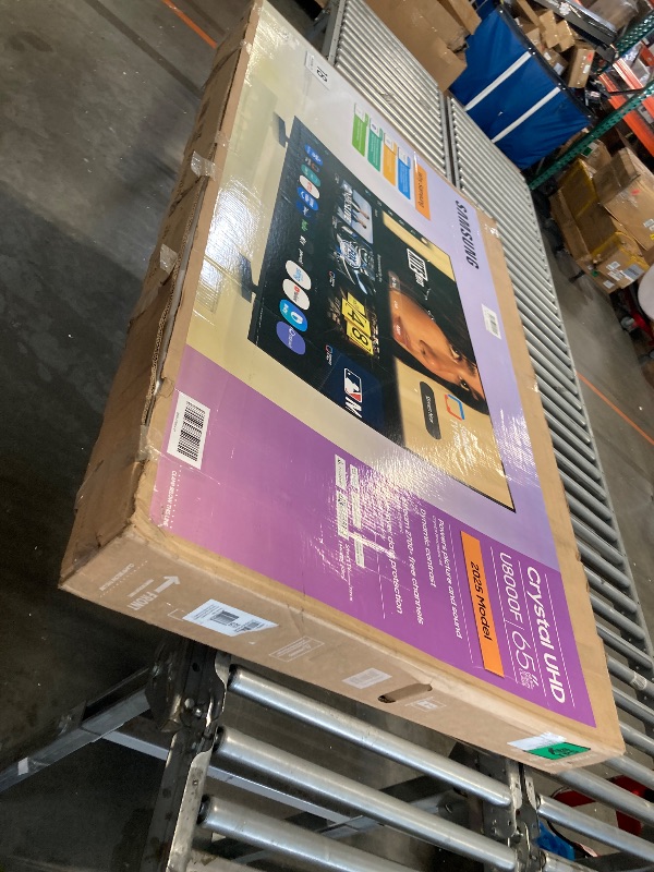 Photo 1 of ***ONLY FOR PARTS****SAMSUNG 65-Inch Class Crystal UHD U8000F 4K Smart TV (2025 Model) Endless Free Content, Crystal Processor 4K, MetalStream Design, Knox Security, Alexa Built-in