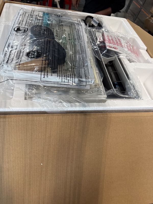 Photo 1 of *** FOR PARTS ***   LG 12,000 BTU Dual Inverter Smart Window Air Conditioner, Cools 550 Sq. Ft., Ultra Quiet Operation, Up to 35% More Energy Savings, Energy Star, with LG ThinQ, Amazon Alexa and Hey Google, 115V                  