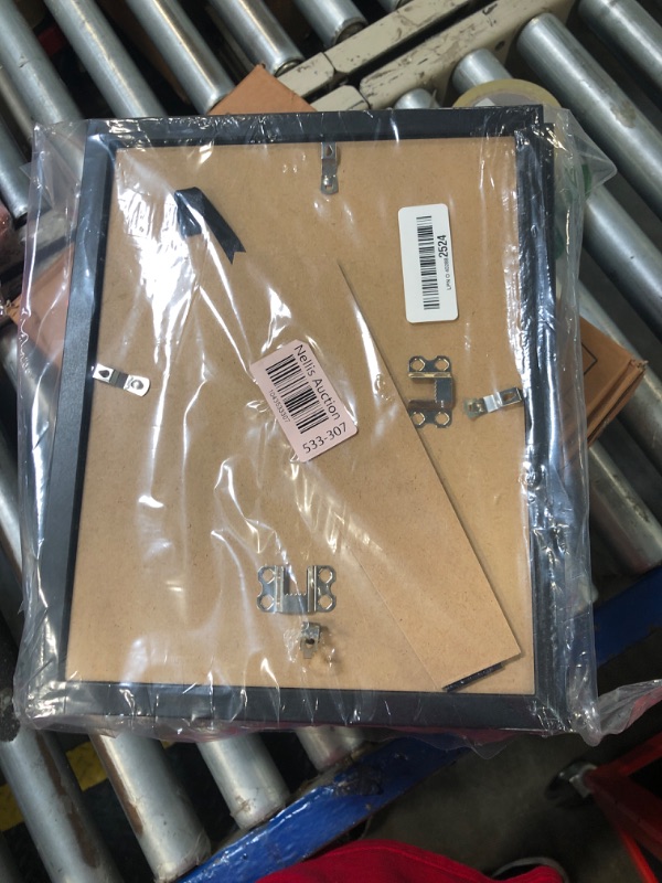 Photo 1 of **ONLY 4 PIECES** Fisnish 8.5x11 Picture Frame Sef of 10, Display Pictures 6x8 with Mat or 8.5 x 11 Without Mat, Photo Frame Collage for Wall Gallery Decor, Hanging or Tabletop Display, Black