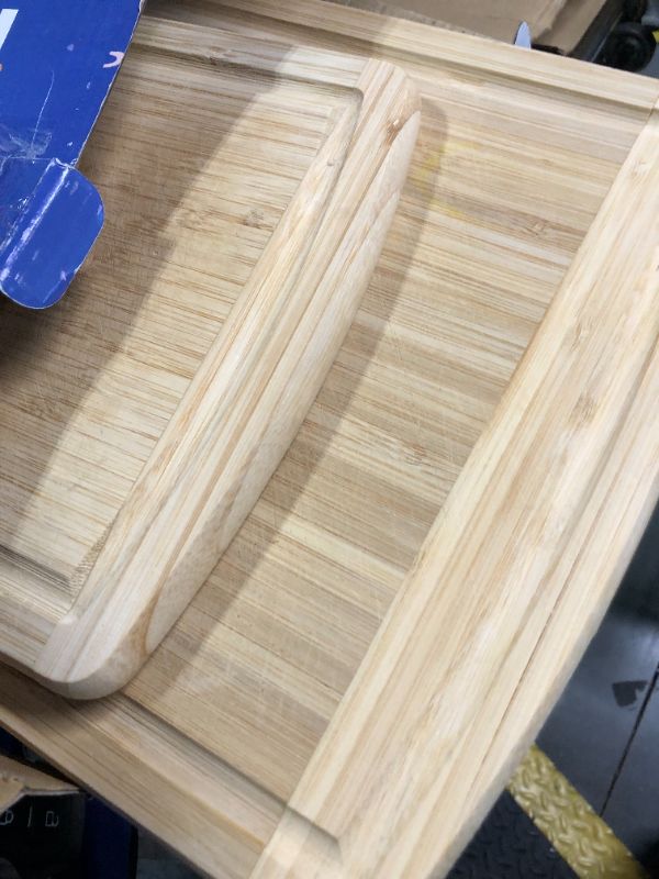 Photo 1 of ***SIMILAR ITEM***Non Toxic Cutting Boards - Cutting Board Set Free of Mineral Oil, Made of FSC Acacia Wood - Cutting Boards for Kitchen - Includes 2 Chopping Boards. By Ziruma