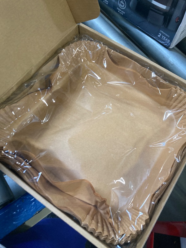 Photo 1 of 10 Inch Air Fryer Paper Liners, 150Pcs Air Fryer Liner Disposable, Oil-Proof & High-Temperature Resistant Parchment Baking Paper for Air Fryer, Microwave and Oven?Bottom Is 9 Inch?